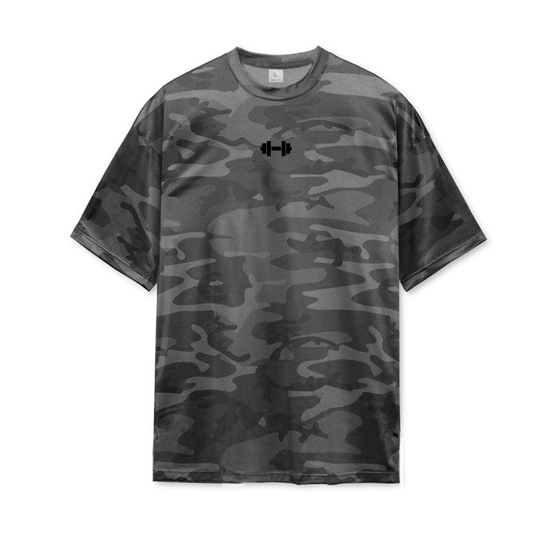 Muscle Tee Workout - Camicie larghe traspiranti ad asciugatura rapida