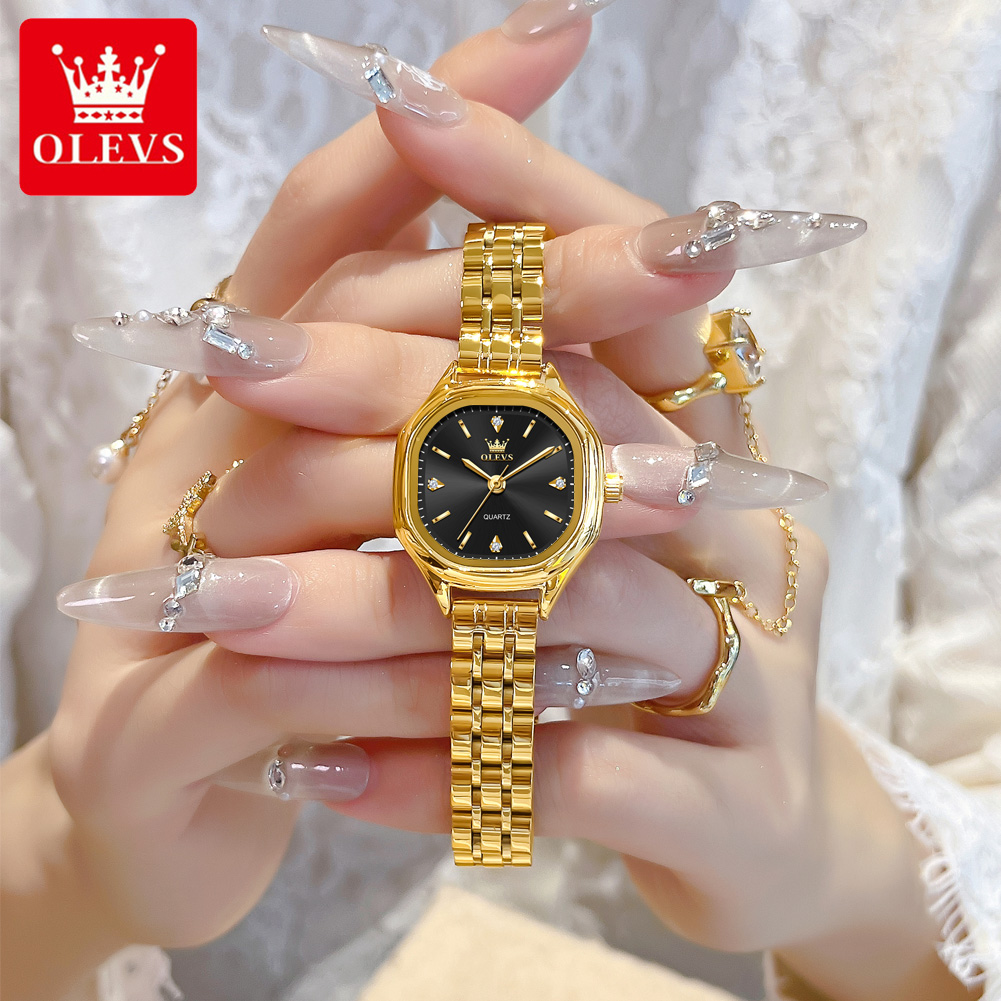 Mens Fashion Watch - OLEVS 5888 Orologi da donna Oro
