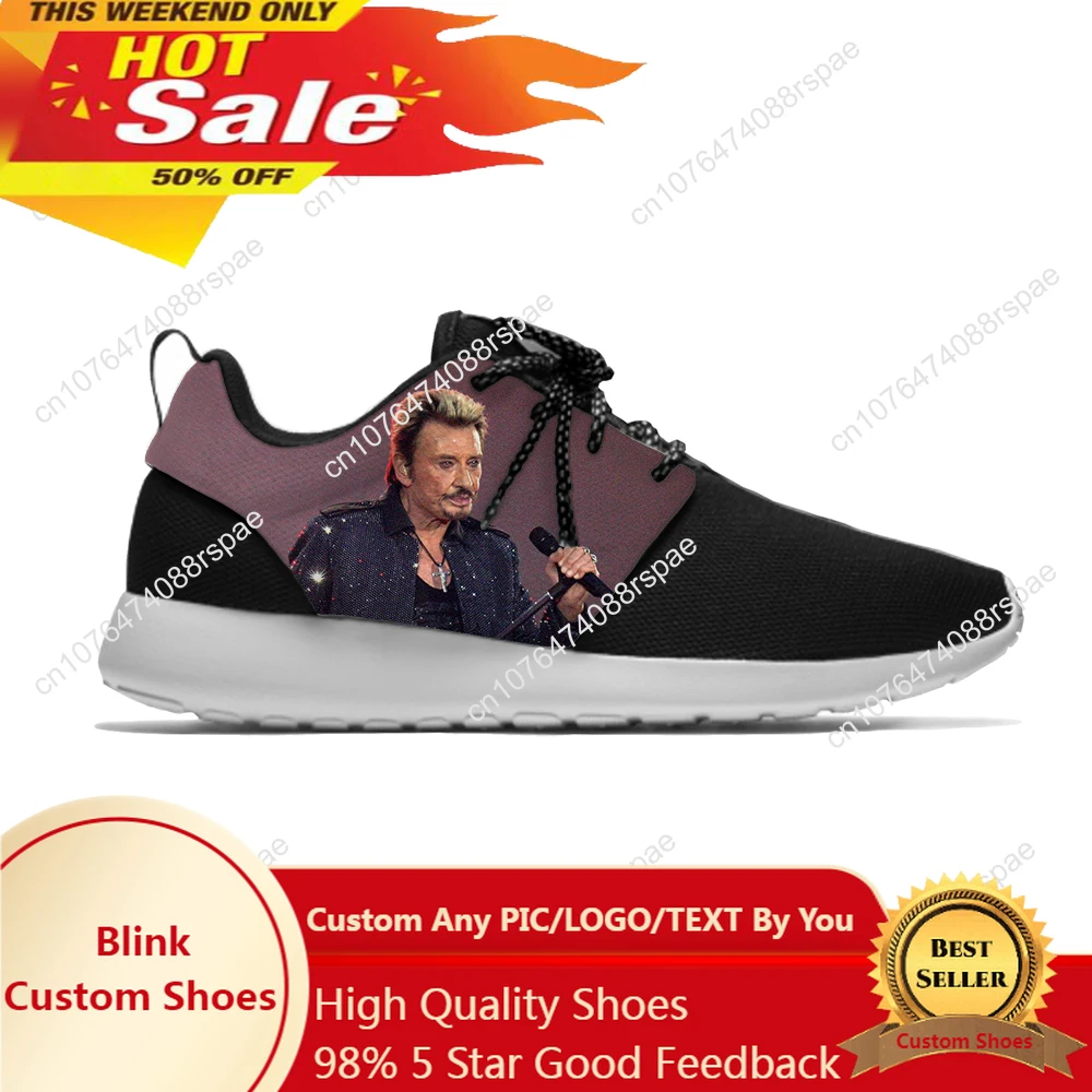 Men'S Fashion Running Shoes - Rock Star Johnny Hallyday Musica Cool