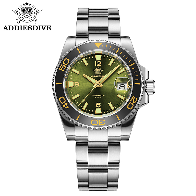 Mens Fashion Watch - ADDIESDIVE Nuovo Regalo di Mergulho Orologio