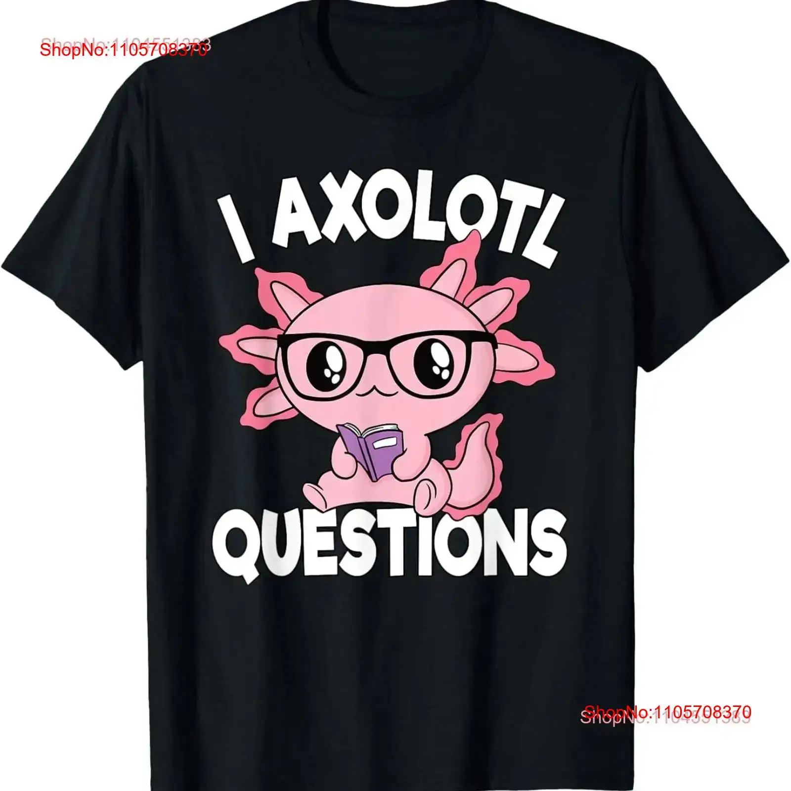 Men'S Fashion Questions - I Axolotl Questions Maglietta Rosa con