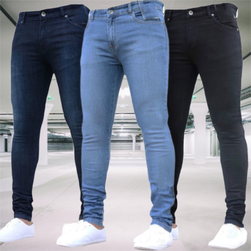Skinny Jeans Ripped - Jeans da uomo Pantaloni slim fit