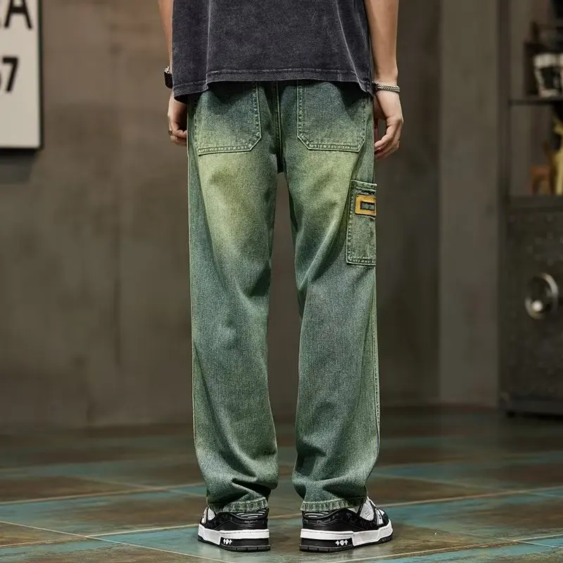 Men'S Fashion With Baggy Jeans - Jeans vintage moda coreana pantaloni larghi