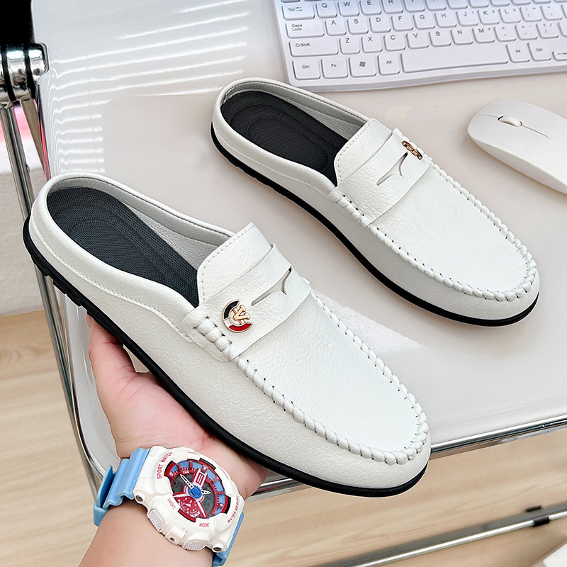 Men'S Fashion Loafers - Pantofole da uomo Mocassini in pelle