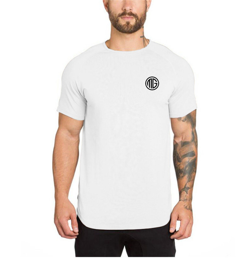 Muscle Tee Workout - Maglietta Estiva da Uomo a Maniche