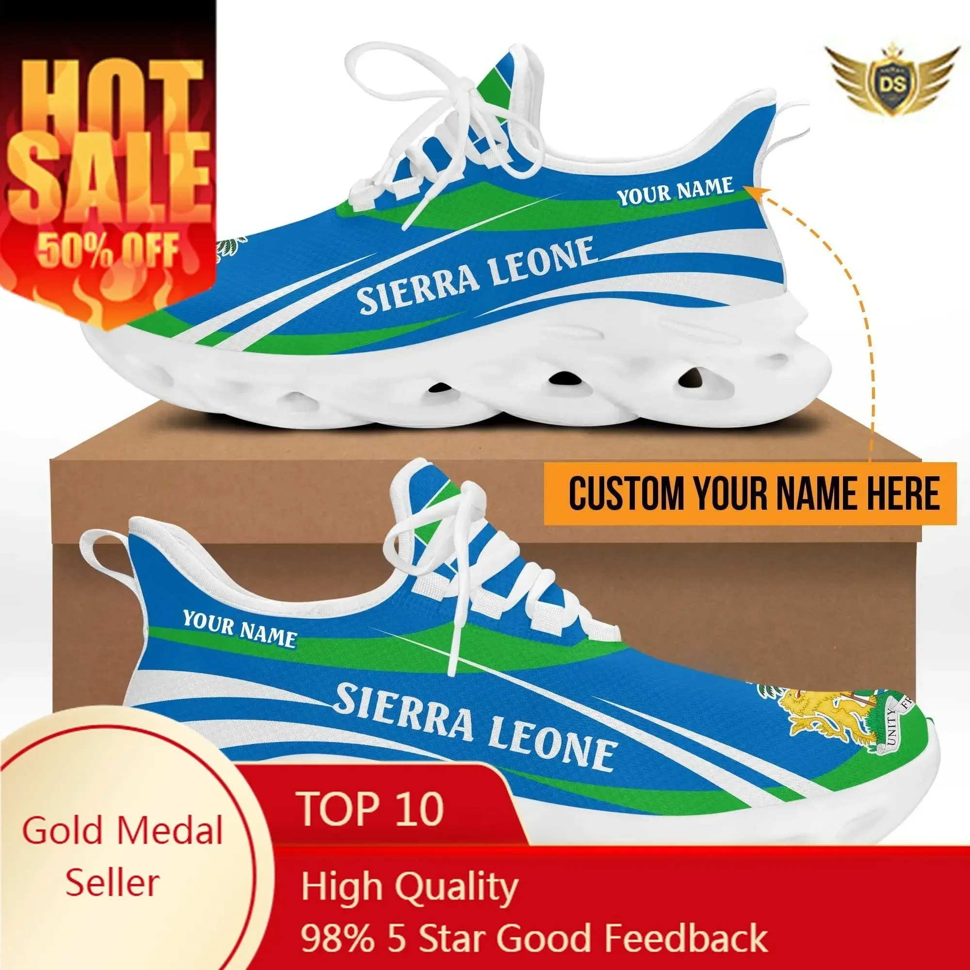Men'S Fashion Running Shoes - Designer Sneaker Uomo Bandiera di Sierra