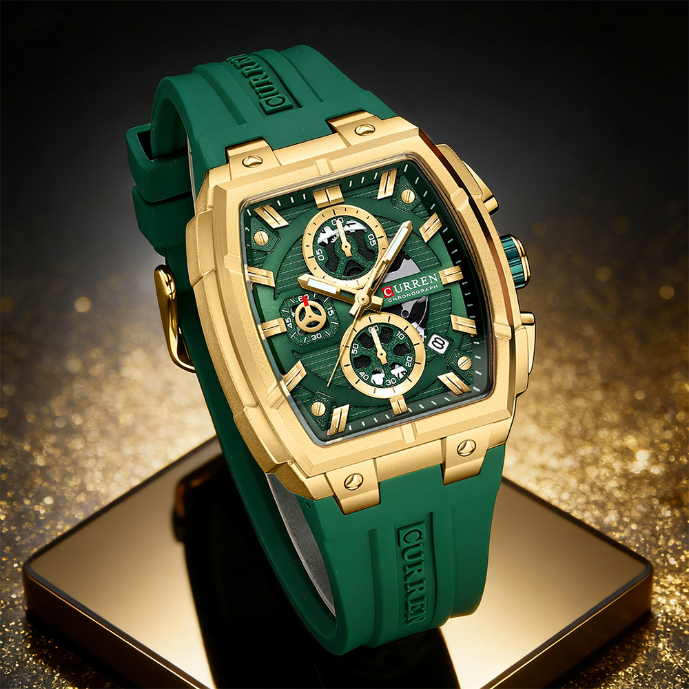 Mens Fashion Watch - CURREN Orologio vintage di lusso da