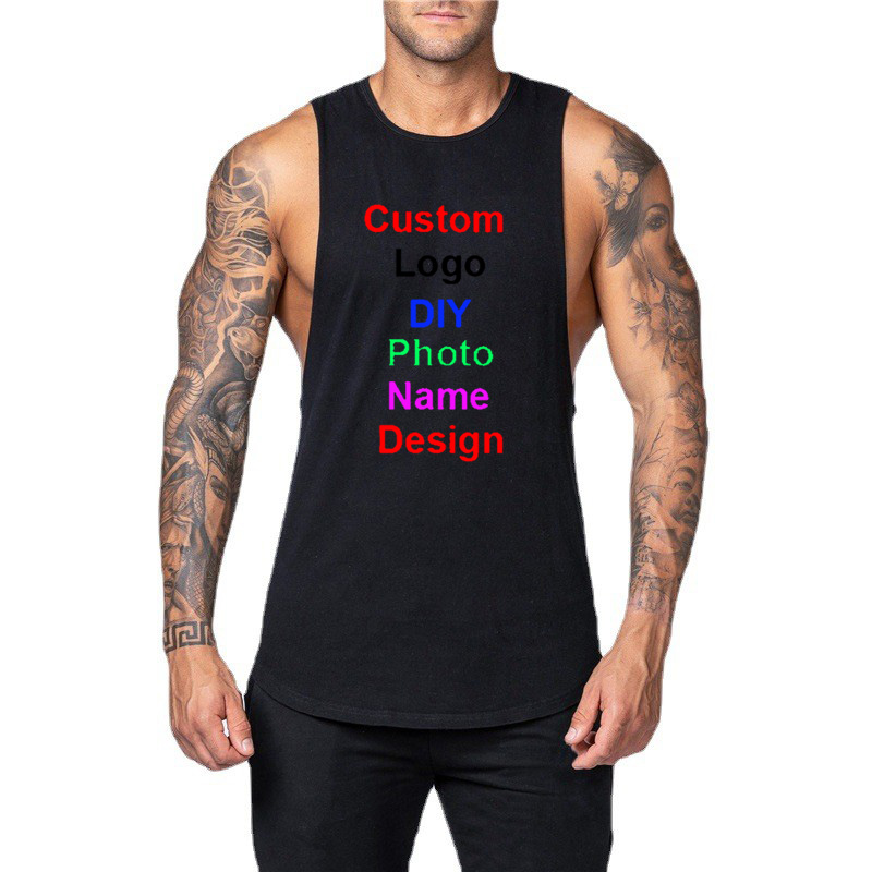 Muscle Tee Workout - Canotta da palestra di marca con
