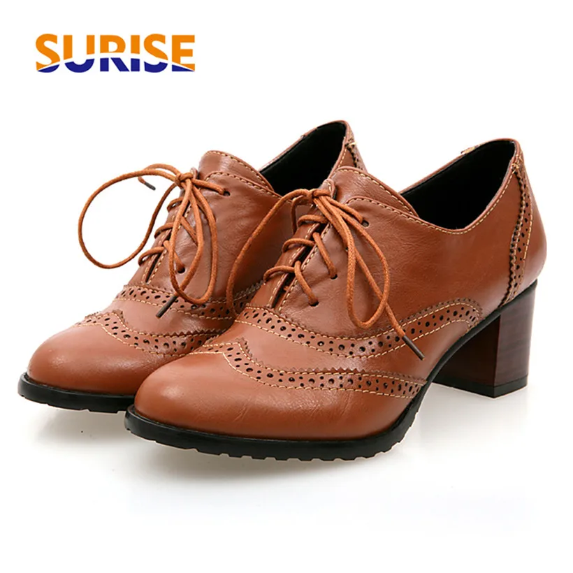 Oxford Shoes Brogue - Oxford da donna britanniche Décolleté con