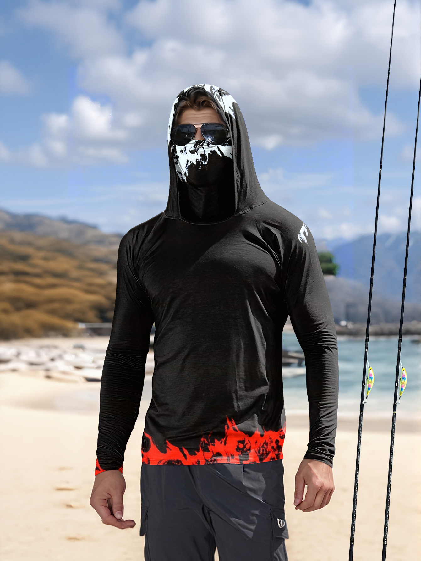 Men'S Fashion 2025 - Maglietta da pesca a maniche lunghe