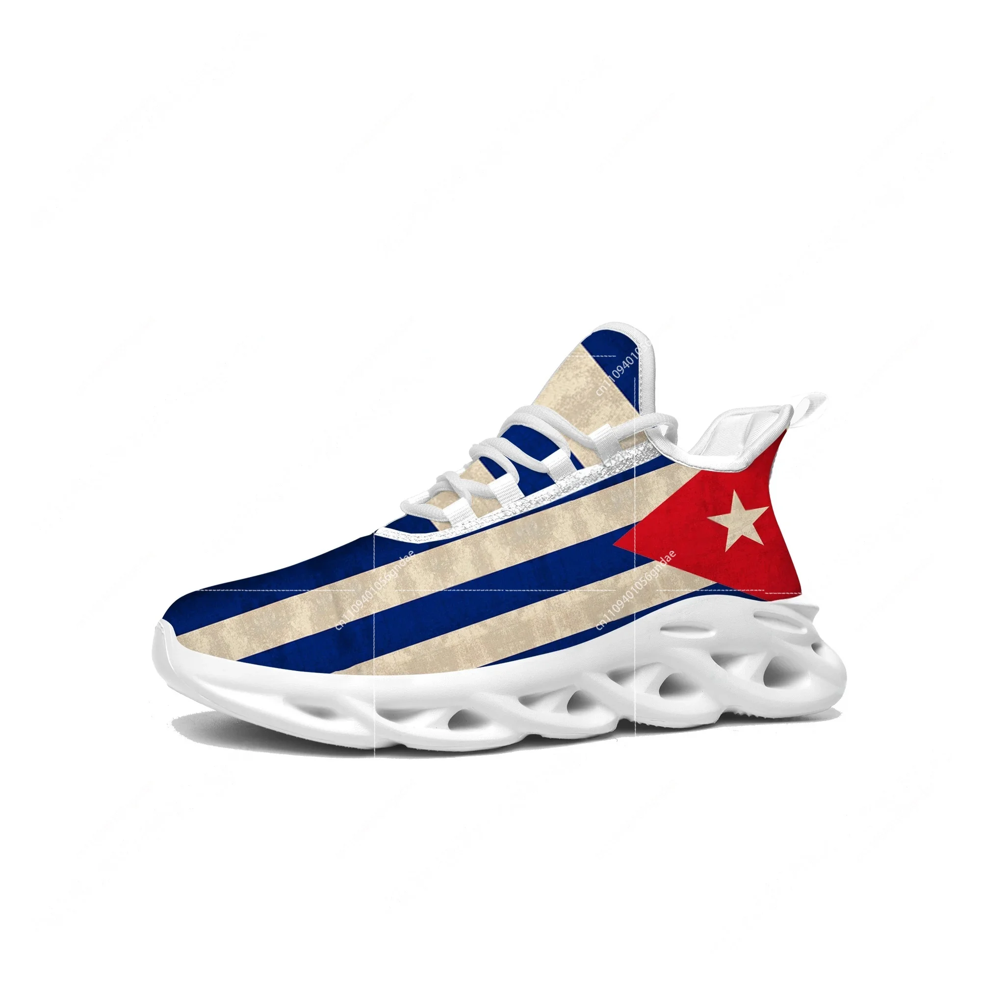 Men'S Fashion Running Shoes - Sneakers con Bandiera Cubana per Uomo