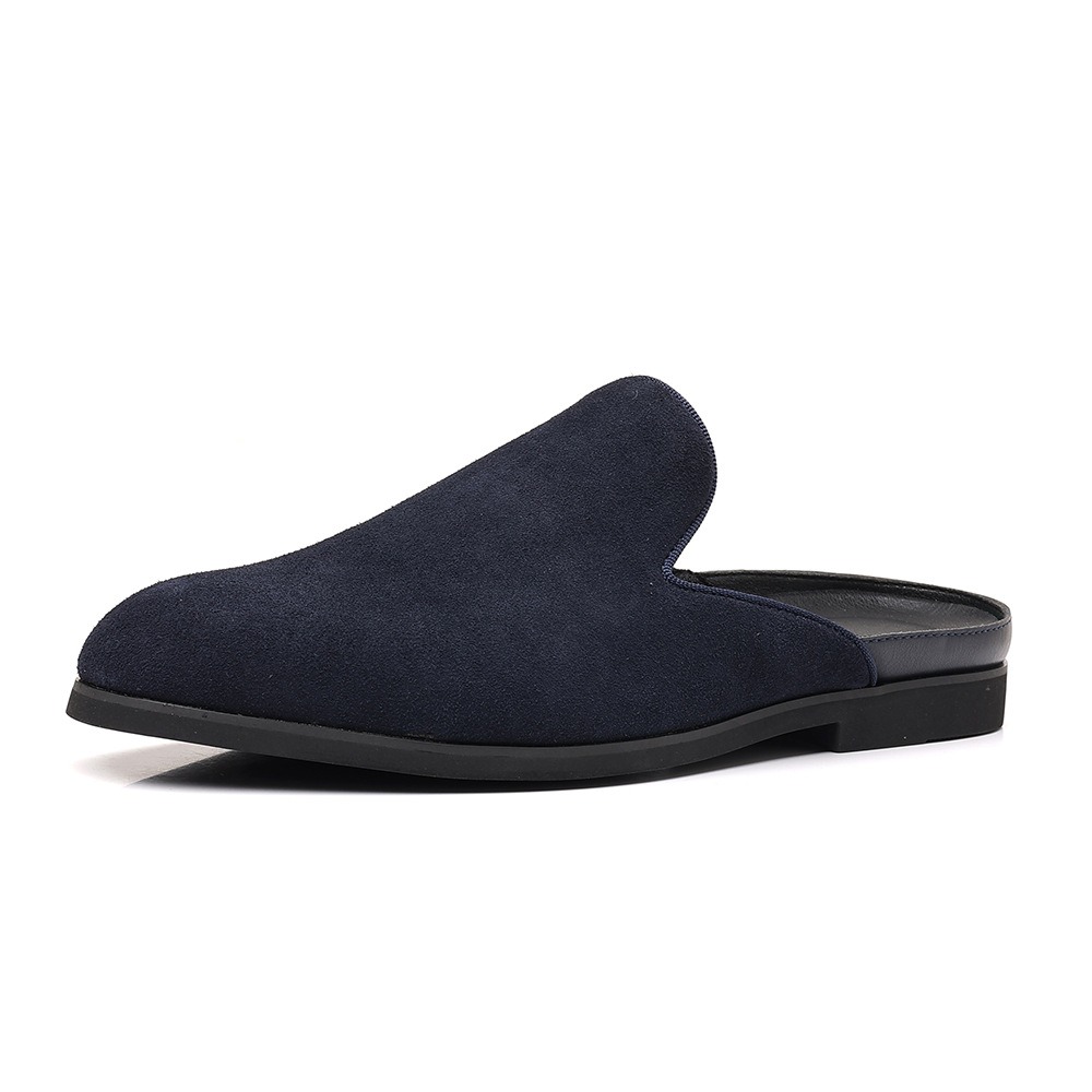 Men'S Fashion Loafers - muli in pelle scamosciata per uomo