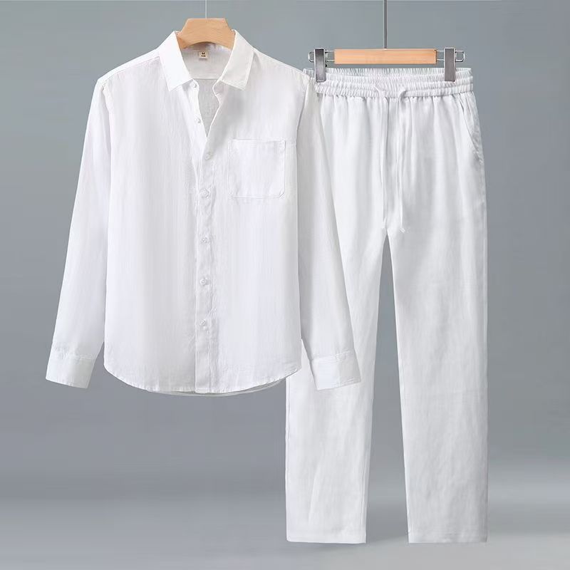 Men'S Fashion For Summer 2026 - Completo (Camicia + Pantaloni) Moda Uomo