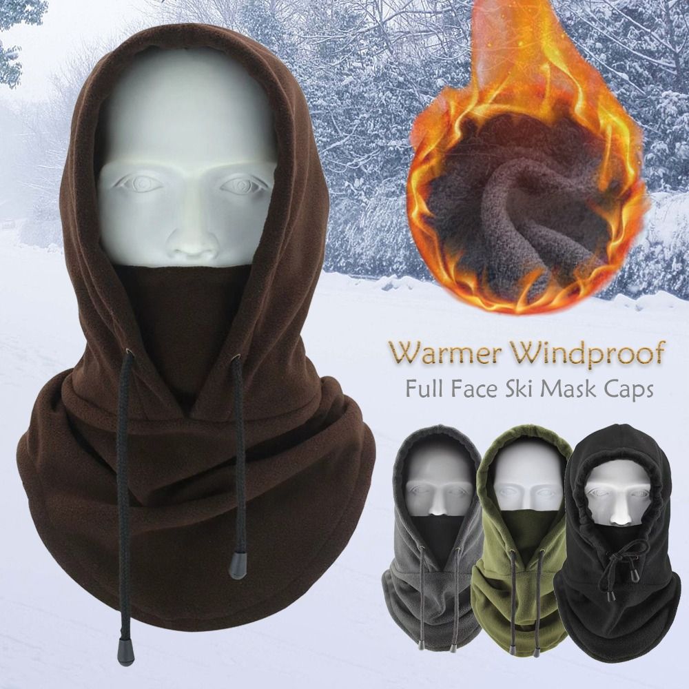 Beanie Winter Hat - Passamontagna da uomo in pile polare