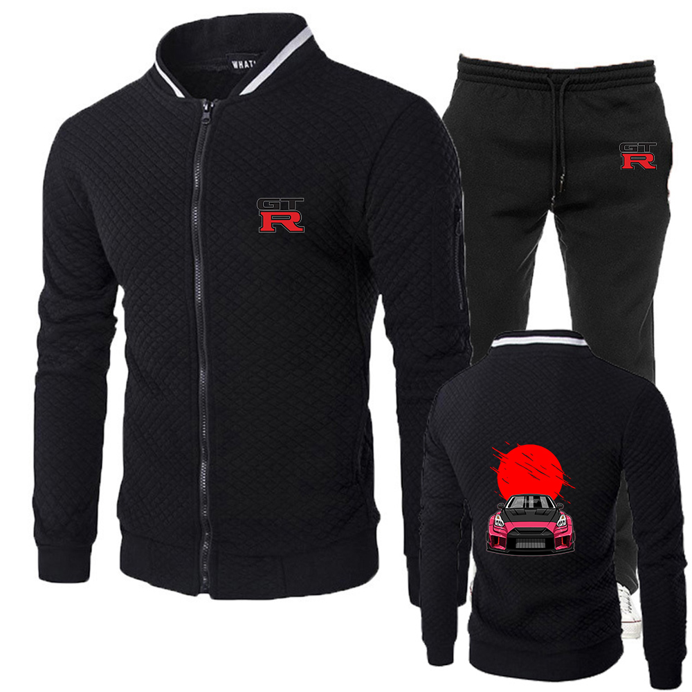 Men'S Fashion Zipper Jacket - Completo da Uomo Casual con Giacca
