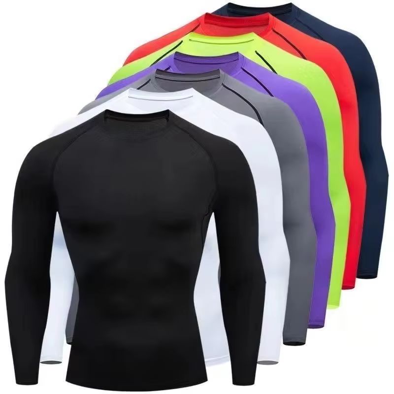 Muscle Tee Workout - Maglietta a compressione da corsa a