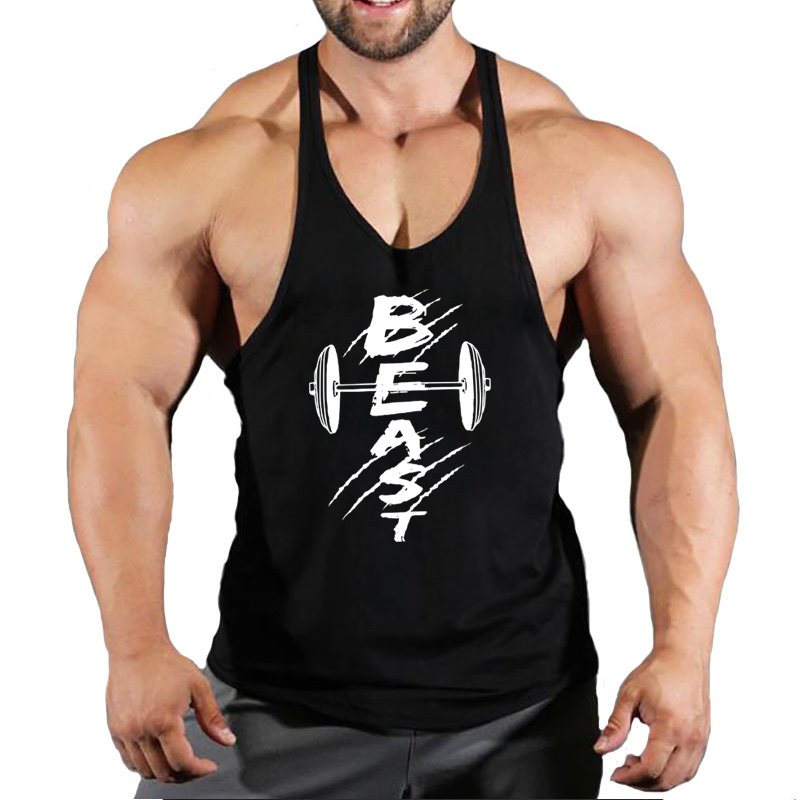 Muscle Tee Workout - Estate di Marca Fitness Canotta Da