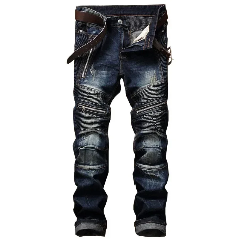 Skinny Jeans Ripped - Jeans skinny strappati stile street punk