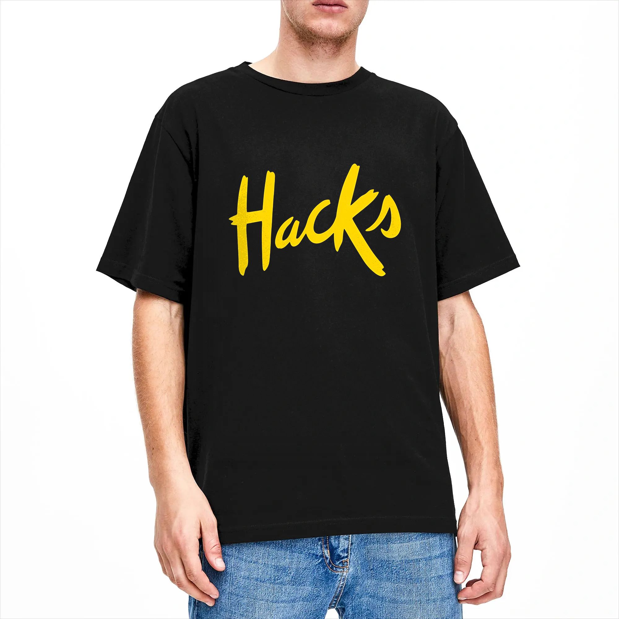 T-shirt Giallo Hacks, Magliett - Mens Fashion Hacks recensione e prezzo