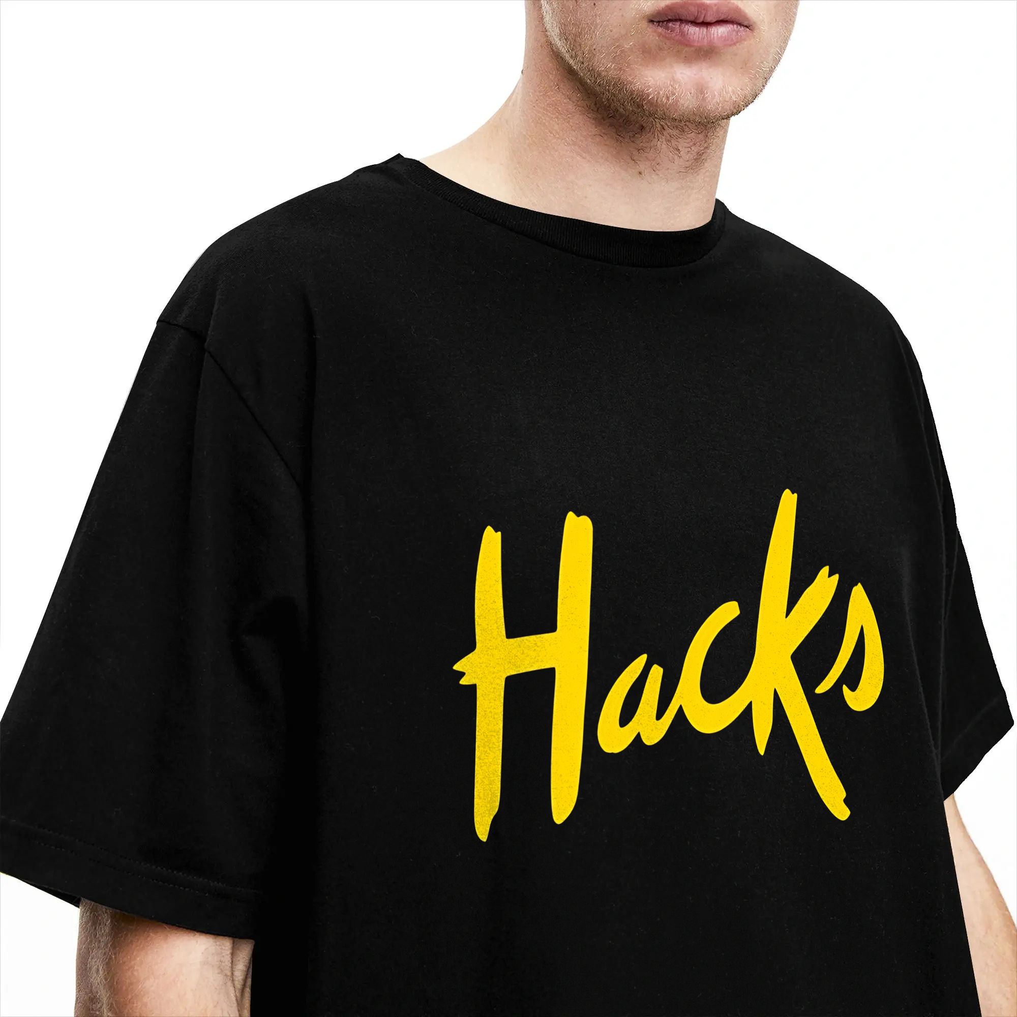T-shirt Giallo Hacks, Magliett - Mens Fashion Hacks recensione e prezzo