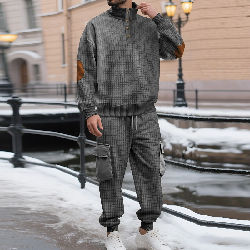 KIDWHXR Set Felpa Autunnale da - Men'S Fashion Loose Pants recensione e prezzo