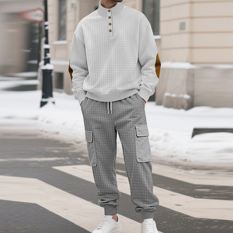 KIDWHXR Set Felpa Autunnale da - Men'S Fashion Loose Pants recensione e prezzo