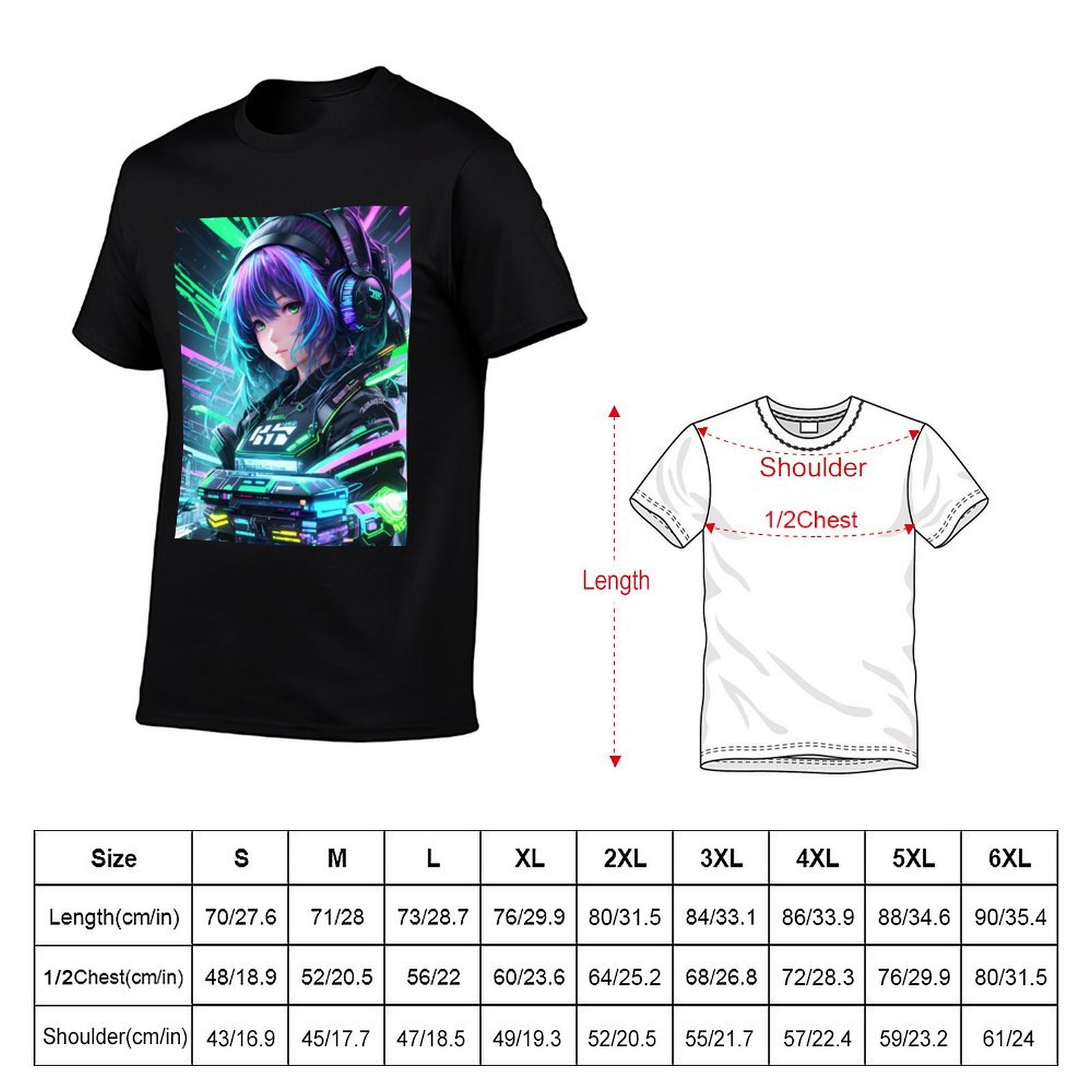 Hacker Girl - T-shirt Cyberpun - Mens Fashion Hacks recensione e prezzo
