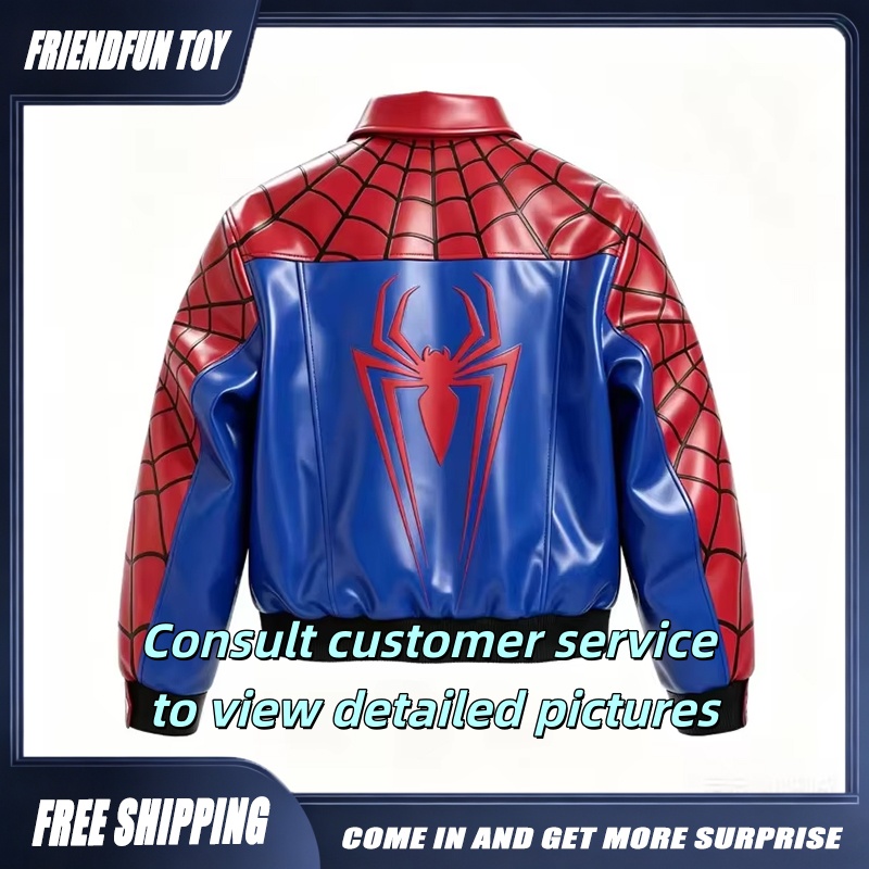 Giacca in pelle di Spider-Man, - Men'S Fashion Leather Jacket recensione e prezzo