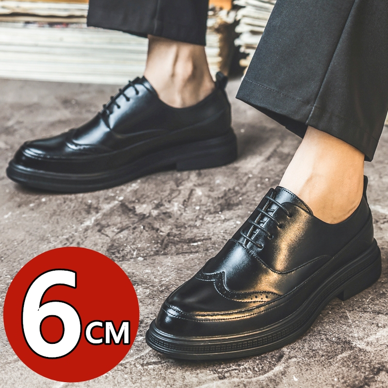 Scarpe da uomo in pelle con ri - Oxford Shoes Brogue recensione e prezzo