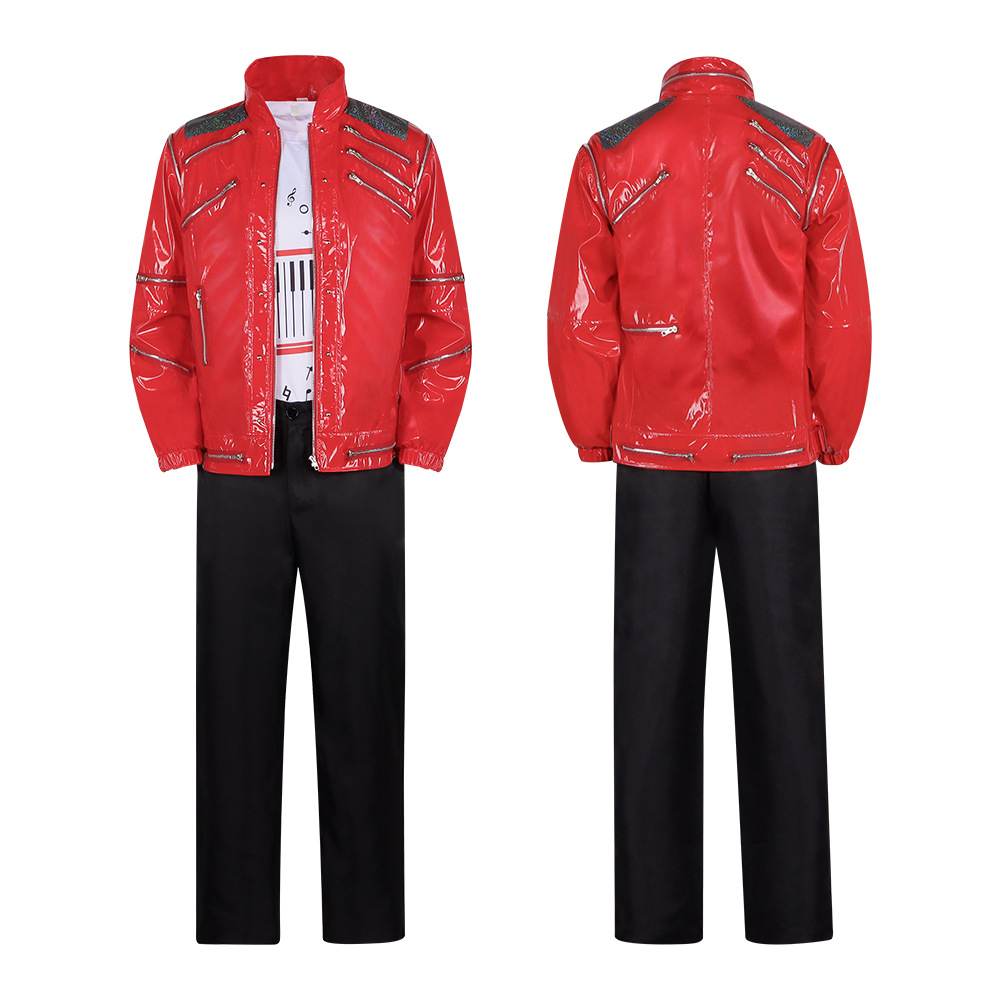 Giacca in Pelle Rossa da Uomo, - Men'S Fashion Leather Jacket recensione e prezzo