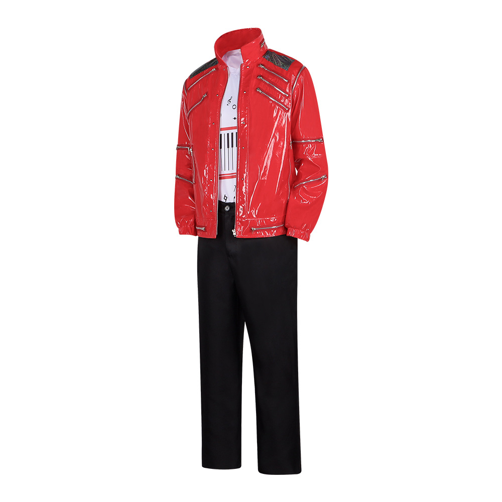 Giacca in Pelle Rossa da Uomo, - Men'S Fashion Leather Jacket recensione e prezzo