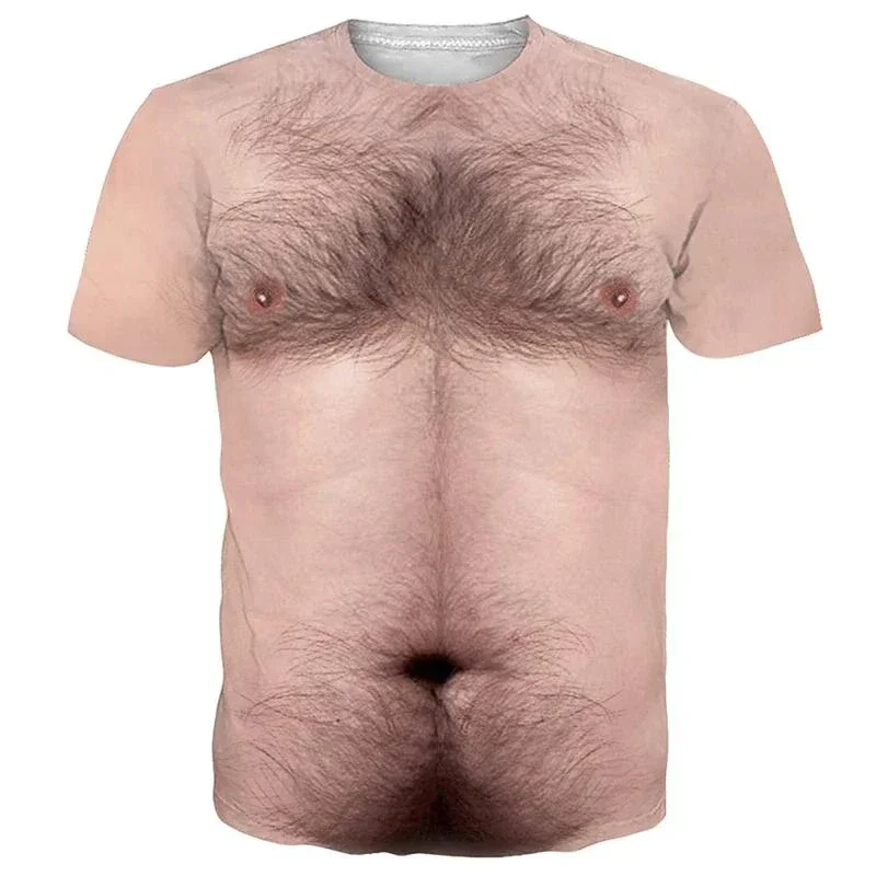 2024Funny Muscle Body 3D Stamp - Muscle Tee Workout recensione e prezzo