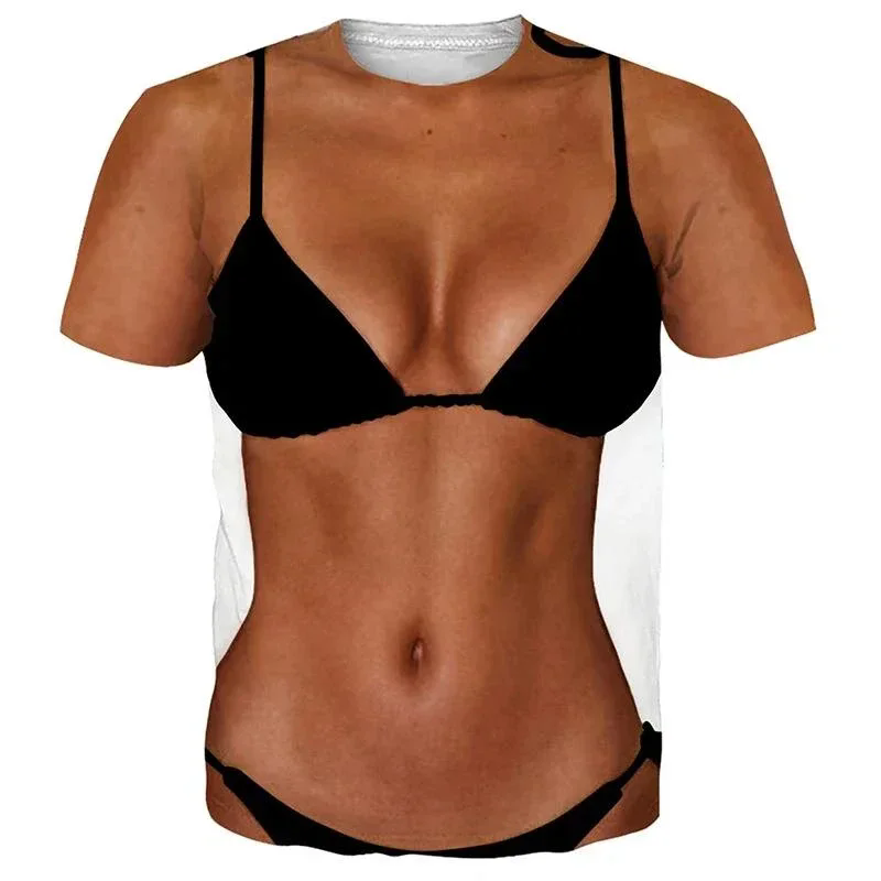 2024Funny Muscle Body 3D Stamp - Muscle Tee Workout recensione e prezzo