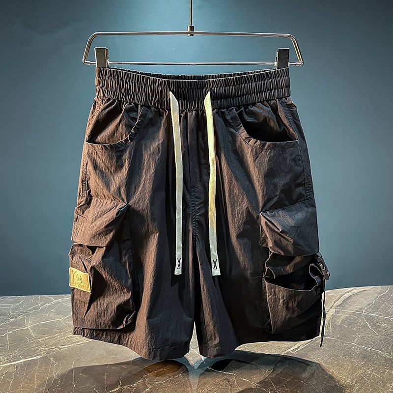 Bermuda cargo da uomo Solid El - Men'S Fashion Loose Pants recensione e prezzo