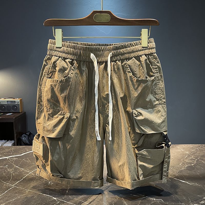 Bermuda cargo da uomo Solid El - Men'S Fashion Loose Pants recensione e prezzo