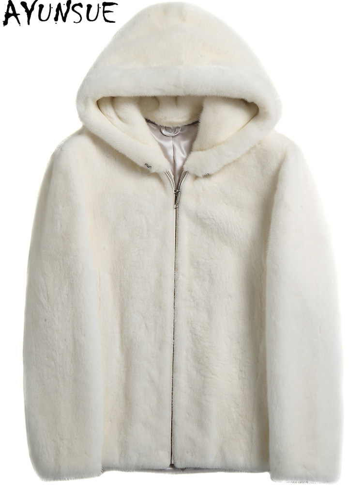 Cappotto in Visone Naturale AY - Men'S Fashion Zipper Jacket recensione e prezzo