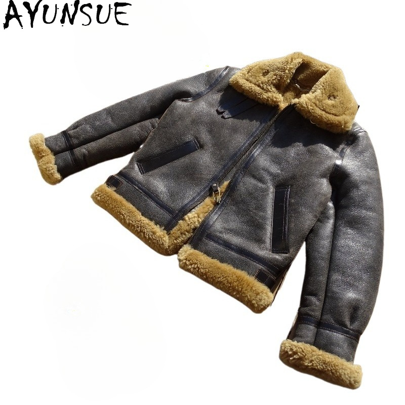 AYUNSUE Cappotto in Vera Pelli - Men'S Fashion Leather Jacket recensione e prezzo