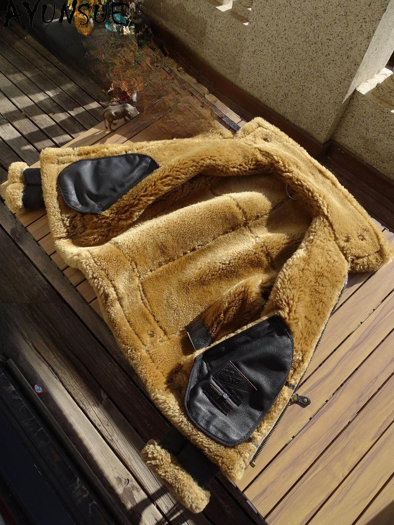 AYUNSUE Cappotto in Vera Pelli - Men'S Fashion Leather Jacket recensione e prezzo