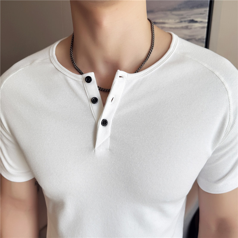 T-shirt Henley slim fit da uom - Muscle Tee Workout recensione e prezzo