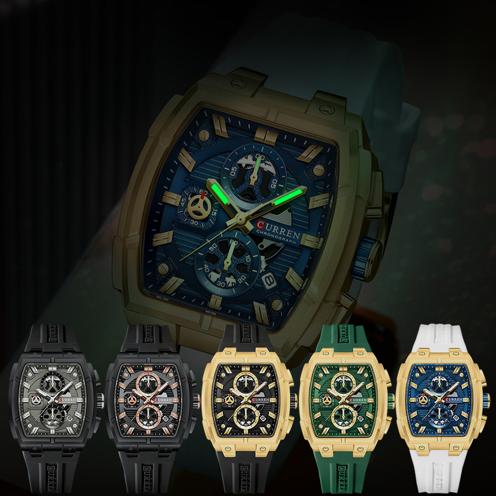CURREN Orologio vintage di lus - Mens Fashion Watch recensione e prezzo