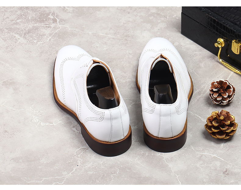 Scarpe Brogue bianche Concise  - Oxford Shoes Brogue recensione e prezzo