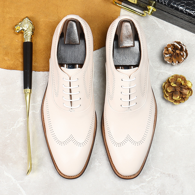 Scarpe Brogue bianche Concise  - Oxford Shoes Brogue recensione e prezzo