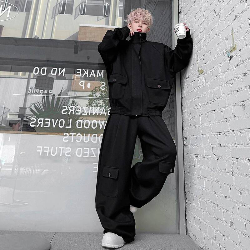 LUZHEN Cardigan Colorato 2026  - Men'S Fashion Loose Pants recensione e prezzo