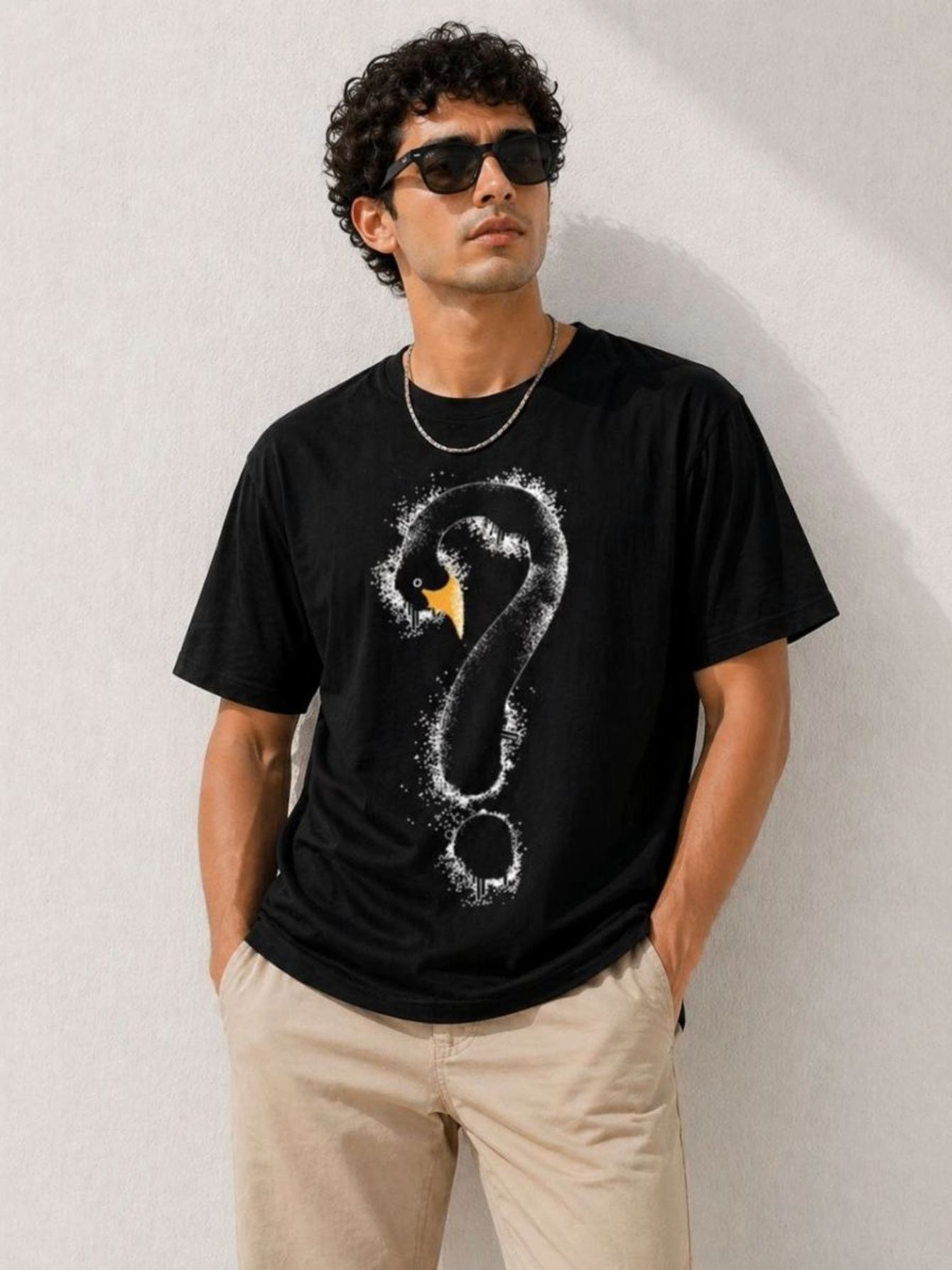 T-shirt nera a maniche corte s - Men'S Fashion Questions recensione e prezzo