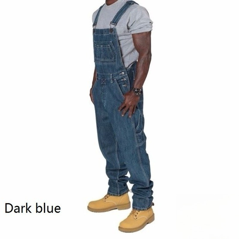 Salopette in denim strappato d - Men'S Fashion Loose Pants recensione e prezzo