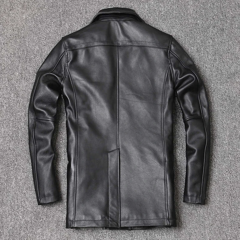 Giacca in vera pelle Giacca da - Men'S Fashion Leather Jacket recensione e prezzo