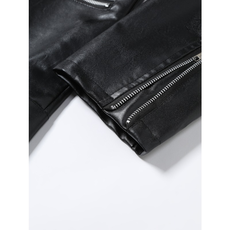 Nuova Giacca in Pelle da Uomo, - Men'S Fashion Leather Jacket recensione e prezzo