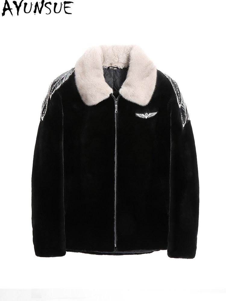 Cappotto in Visone Naturale AY - Men'S Fashion Zipper Jacket recensione e prezzo