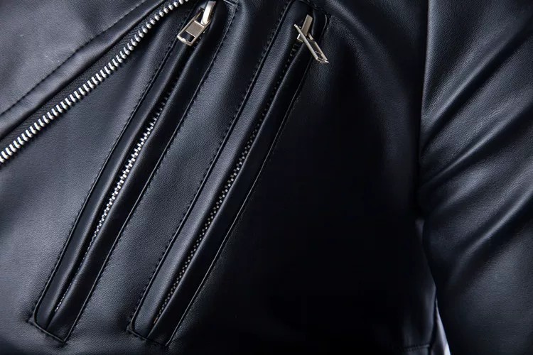 Giacca casual da uomo con cern - Men'S Fashion Leather Jacket recensione e prezzo