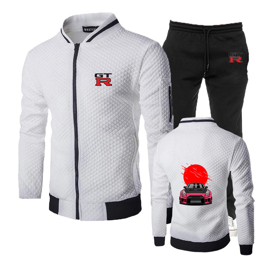 Completo da Uomo Casual con Gi - Men'S Fashion Zipper Jacket recensione e prezzo